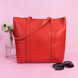 Shein- Simple Shoulder Bag-Red