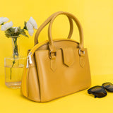 Shein- Crossbody Bag With Metallic Decor-Yellow