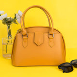 Shein - Crossbody Bag With Metallic Decor-Mustard