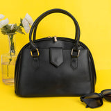 Shein - Crossbody Bag With Metallic Decor-Black