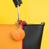 Shein- Two-Tone Bucket Bag With Drawstring -Yellow/Black