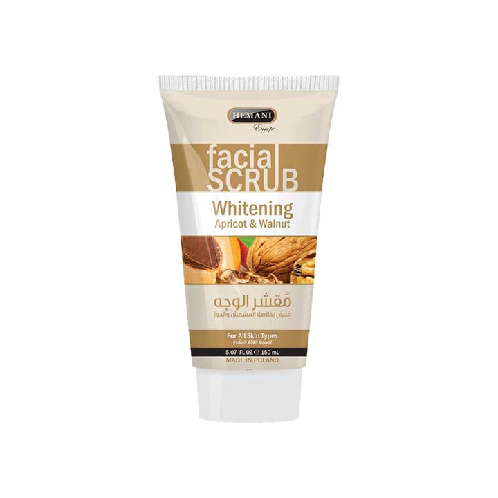 HEMANI HERBAL - Whitening Apricot & Walnut Facial Scrub