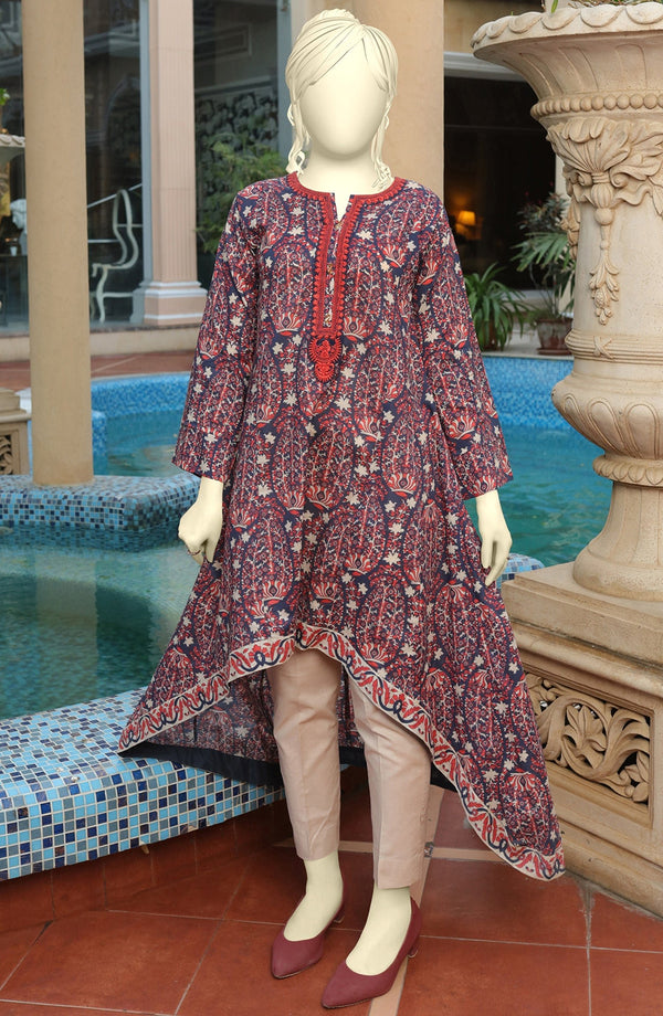 Summer'22 Meher Nur Embroidered Lawn 1Pc Unstitched