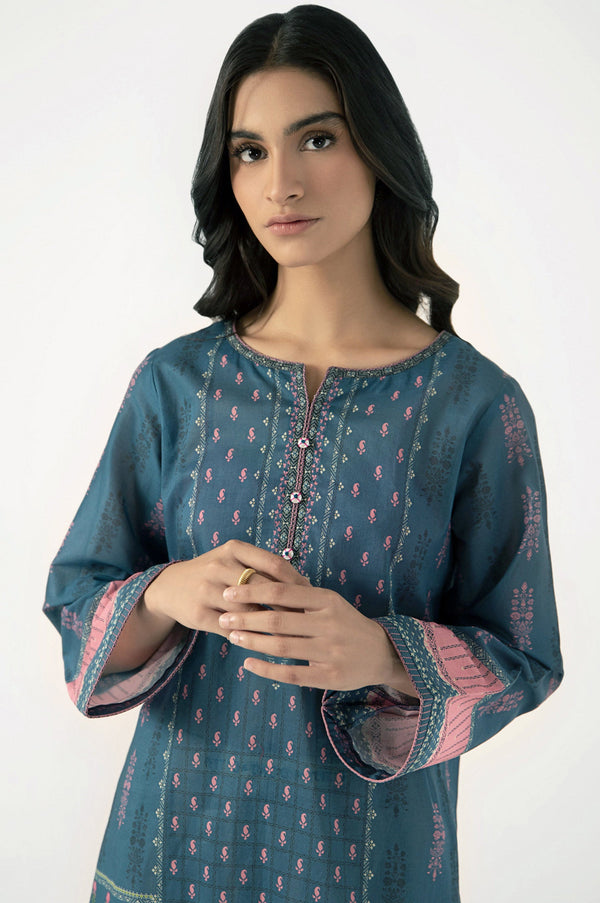 Zeen - Stitched 4- Woven Ethnic 1 Pcs Shirt-826457