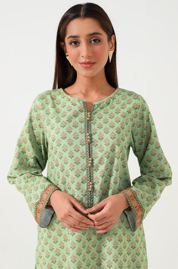 Zeen - Stitched 4- Woven Ethnic 1 Pcs Shirt-837138