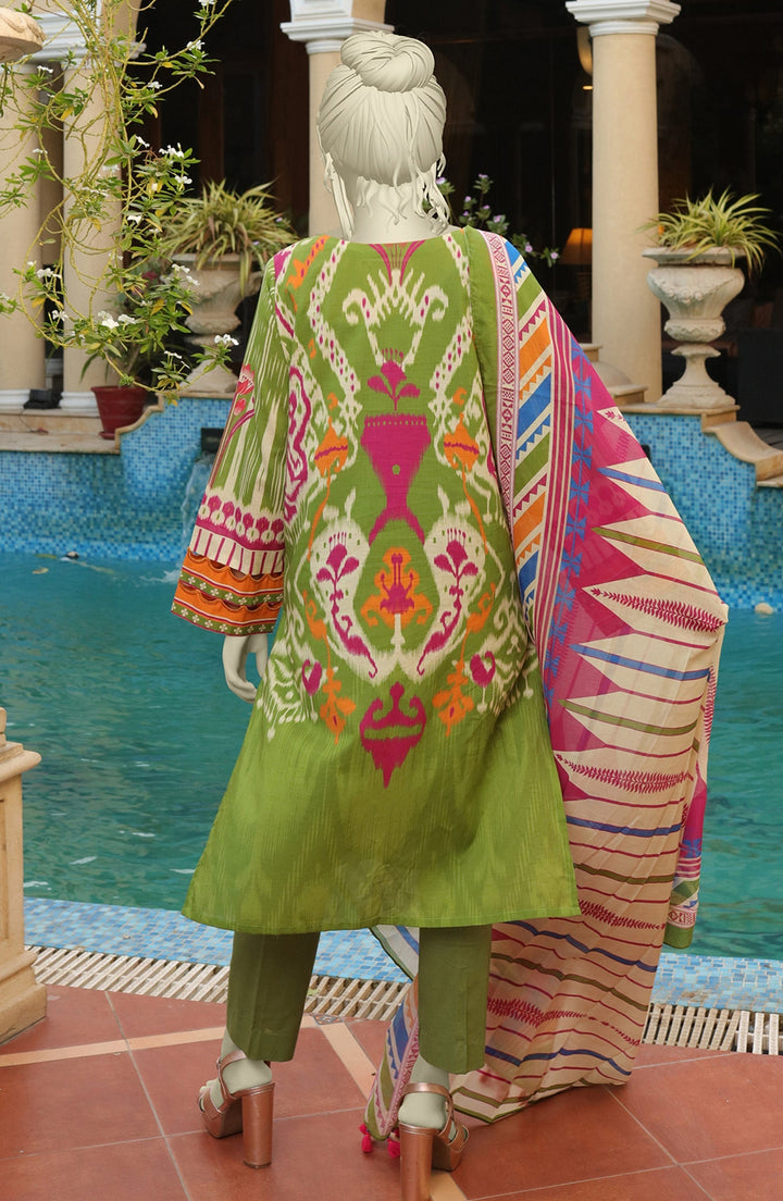 Summer'22 Coco Ikat Printed Lawn 3Pc Unstitched