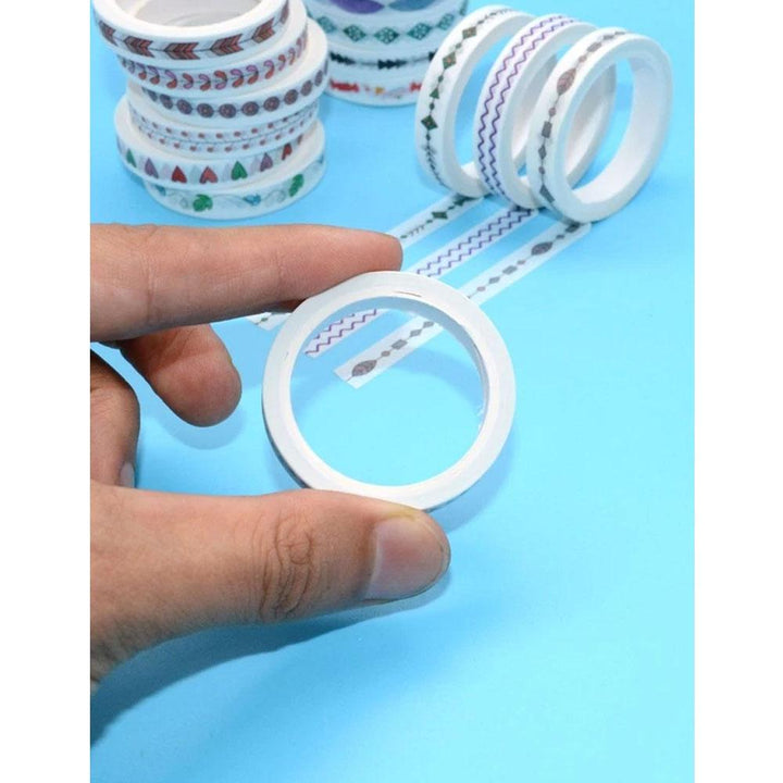 Shein- 10rolls Mixed Pattern Random Washi Tape