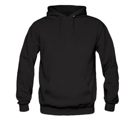 Wf Store- Plain Black Hoodie For Unisex