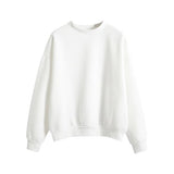 Wf Store- Plain SweatShirt White