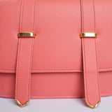 Shein- Streamlined Side Crossbody Bag Pink