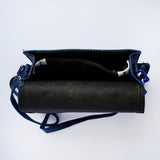 Shein- Square Geometric Blue Crossbody Bag