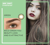 Quick Beauty Color Contact Lenses Pure Green