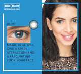 Quick Beauty- Color Contact Lenses Blue 6 Months Use