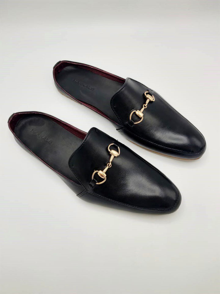 MARKALS - HORSEBIT LEATHER SLIPPERS