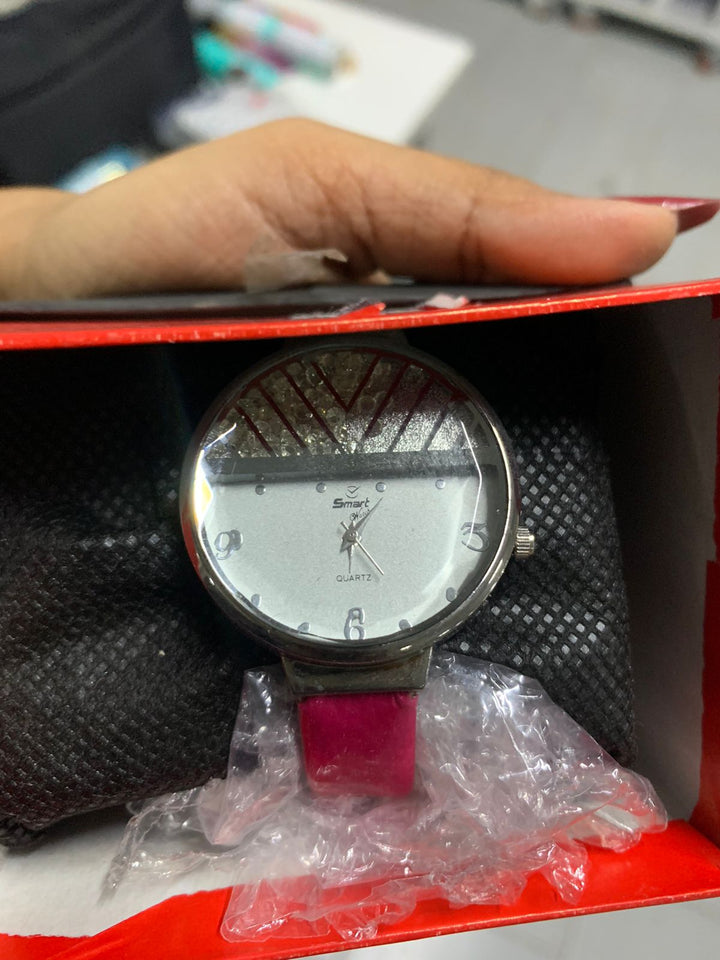 Shein- Pink Watch For Women