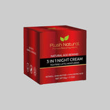 Plush Natural- 3 In 1 Night Cream (50Gm)