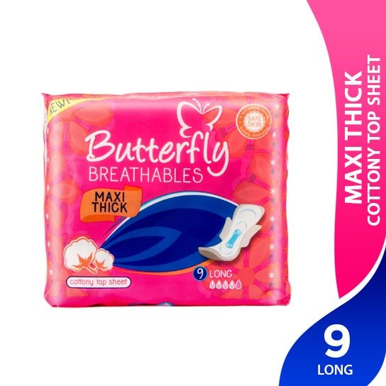 Maxi Breathables- Maxi Thick Cottony Long 9pcs