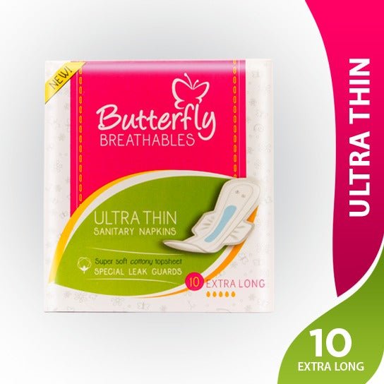 Ultra Breathables- Ultra Thin Super Soft Cottony Extra Long 10pcs(Box)