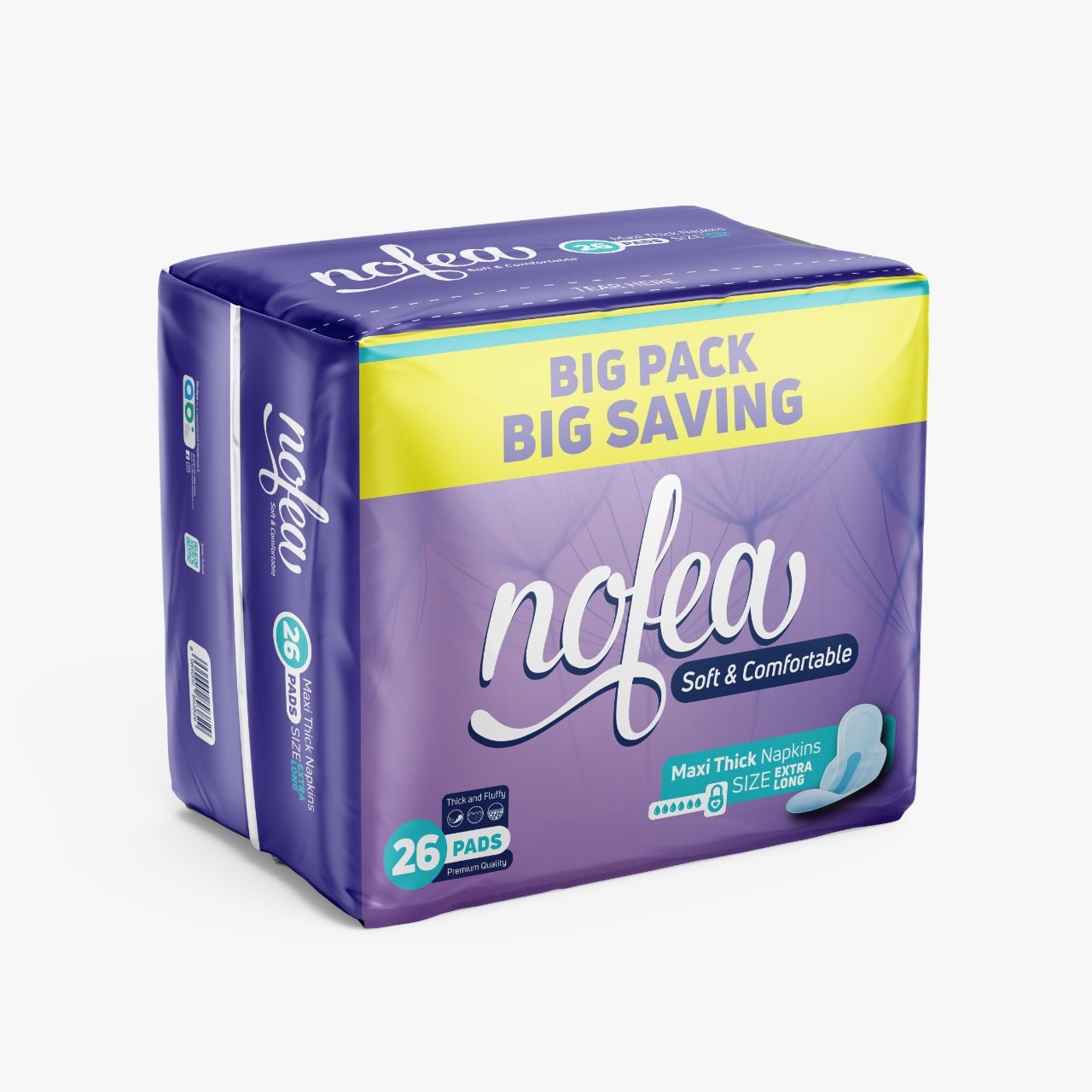 Maxi Thick Extra Long - 26 Pads – Nofea