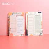 Blingspot -Lemons - Meal Planner & Grocery List Notepad
