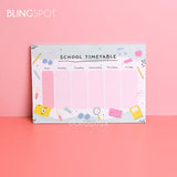 Blingspot - School Timetable - Notepad