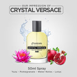 Fawwaha Fragrances- Our Impression Of Crystal Versace, 50 ml- Spray Form