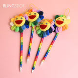 Blingspot - Rainbow Sun Flower - Ball Pen