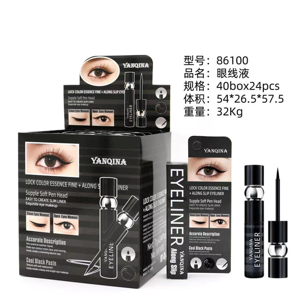 Yanqina Lock Color Essence Fine + Along Slip Eyeliner