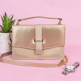 Shein - Flab Cross Body Bag Allâ Gold