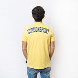 VYBE -Printed T Shirt-Four Logo-Yellow