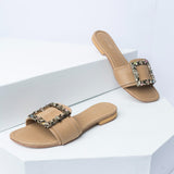 VYBE - Squar Buckle- Beige