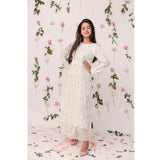 Sowear- White Net Dress Net Dress For Women