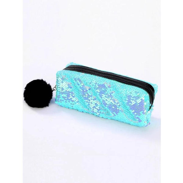 Shein- Sequin Decor Pencil Bag