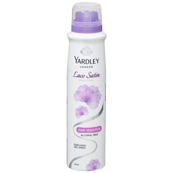 Yardley 150Ml Sensitive Lace Satin B/S (New)