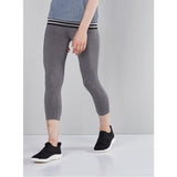 Max Fashion- Solid Quick Dry Capris with Elasticised Waistband