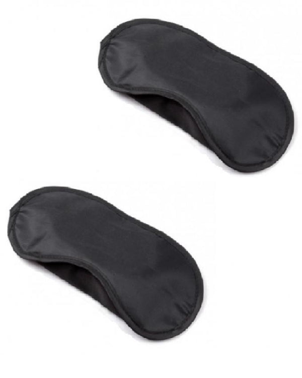 Dama Rusa- Pack of 2- Eye Shade Sleep Mask - Black- TM-ES-01-P