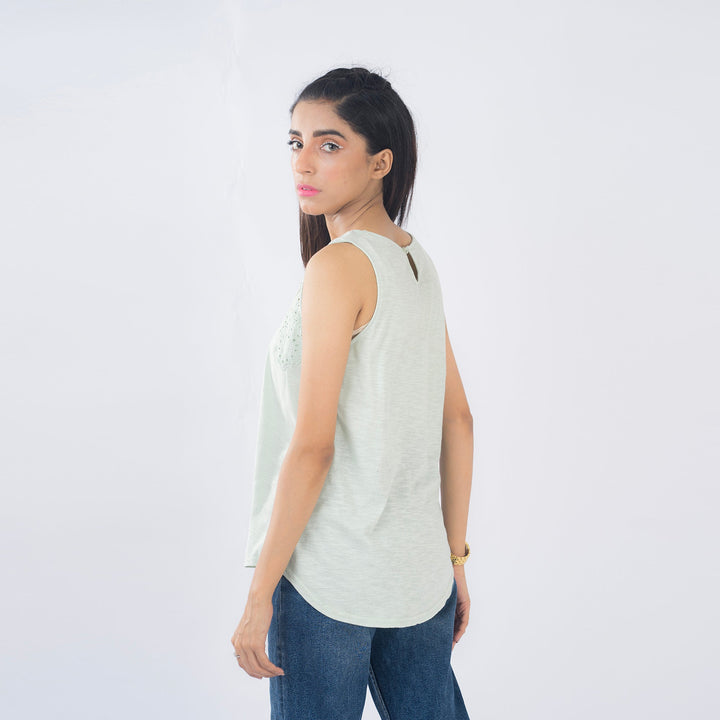 VYBE- Ladies Tops-Light Green