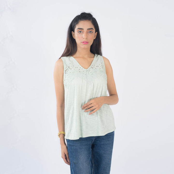 VYBE- Ladies Tops-Light Green