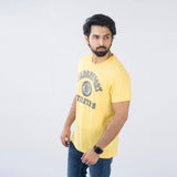 VYBE-Printed T Shirt-Yellow Cordon Shirts 1986