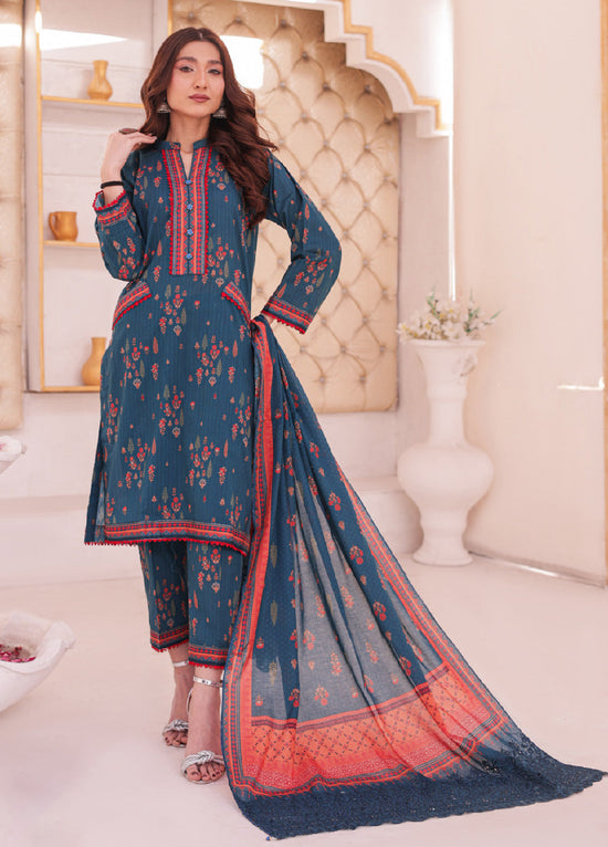 Andaaz By MTF Digital Printed Lawn 3 Piece Unstitched Suit MTF24ADPL-04