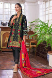 Gul Ahmed 3PC Unstitched Embroidered Gold and Lacquer Printed Suit CL-22094 A