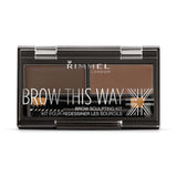 Rimmel- Brow This Way Eyebrow Sculpting Kit, Dark Brown