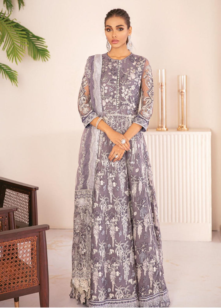 Baroque- Embroidered Lawn Suit Unstitched 3 Piece- BQ21C 07 Chalcedony