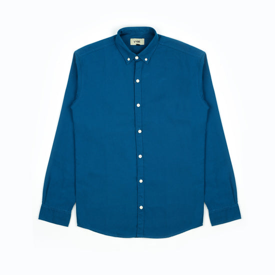 VYBE - Casual Solid Shirts- Turquoise