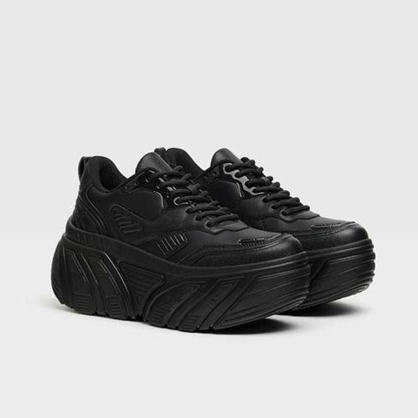 Bershka- Womens Black Sneakers