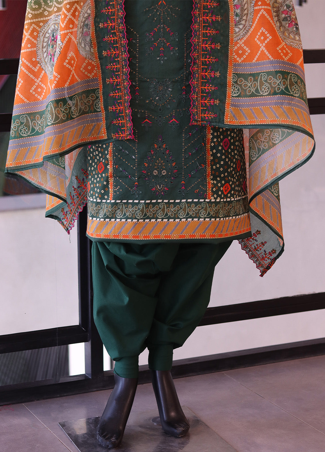 Bin Saeed Embroidered Cotton Stitched 3 Piece Suit - LF-101 - BS25PCV3 - Blue - Summer Collection main image 0