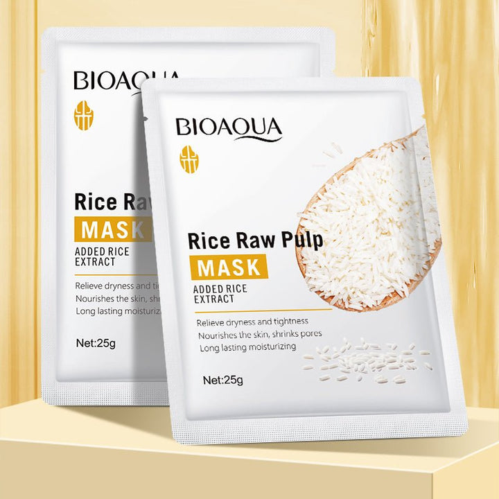 BIOAQUA - Rice Raw Pulp Moisturizing Face Sheet Mask