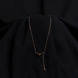 Shein- Black Bat Necklace