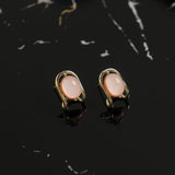 Shein- Pink Pearl Earrings