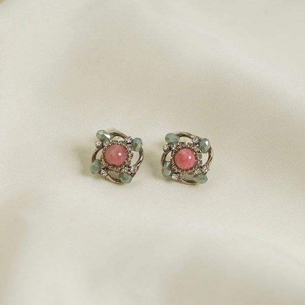 Shein- Pink Stone Studs